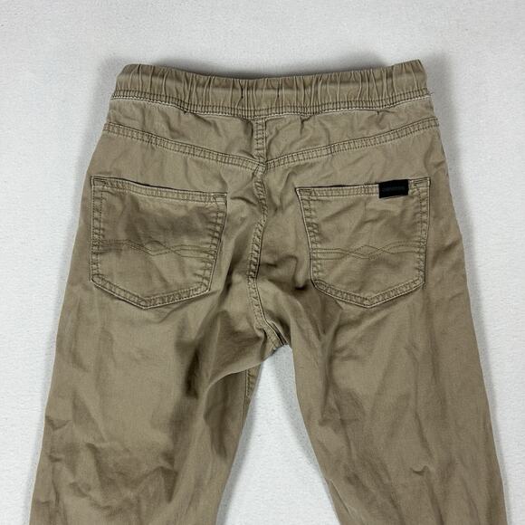 Denizen Cargo Joggers Pants Men's Size XS Tan Casual Drawstring Pockets Stretch - Picture 10 of 15